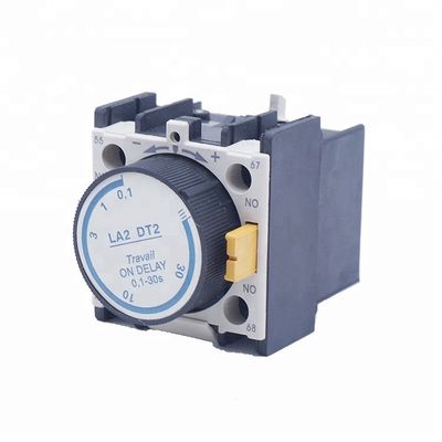 0.1-30S Travail On Delay Block Electrical Ac Contactor Auxiliary Contacts