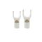 Cold Pressed Non Insulated Spade Terminal TU Naked Brass U Shape Cable