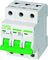 AC Single Phase Miniature Circuit Breaker D Tripping Curve 1P B Curve And C Curve MCB