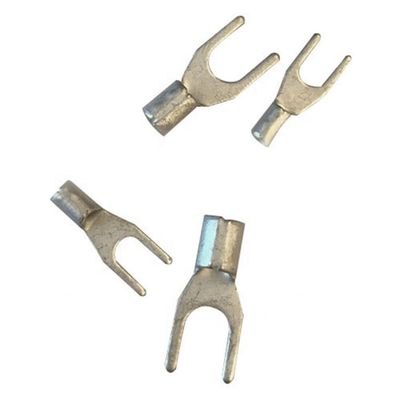 SNB Series Non Insulated Spade Terminal Copper Fork Connector U Type Cable Lugs