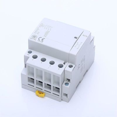 Din Rail Household AC Modular Contactor Automatical Operation 4P 63A 4NO 220V / 230V