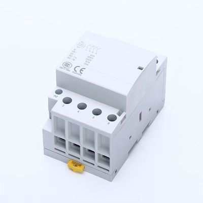 Din Rail Household AC Modular Contactor Automatical Operation 4P 63A 4NO 220V / 230V