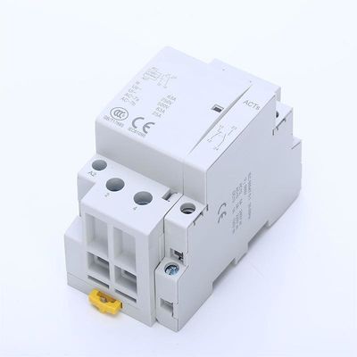 2NO Din Rail AC Household Modular Contactor 2P 63A 220V 230V 50 / 60Hz NO NC