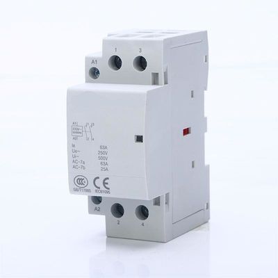 2NO Din Rail AC Household Modular Contactor 2P 63A 220V 230V 50 / 60Hz NO NC