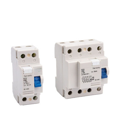 Electromagnetic Type Residual Current Circuit Breaker 4 Pole 63A 30ma RCCB