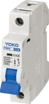 EN60898-1 Mini Circuit Breaker PB8N 1P 1P+N 2P 3P 3P+N 4P