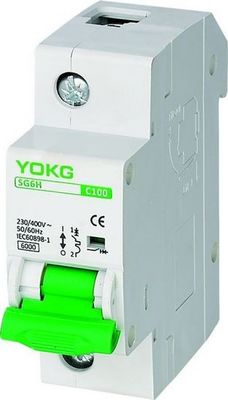 SG6H 125 Amp 4 Pole MCB 3 Pole 63A 6KV 35mm Din Rail Installation