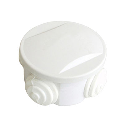 Solar Round Waterproof Junction Box IP68 100*100*70mm PVC Junction Box