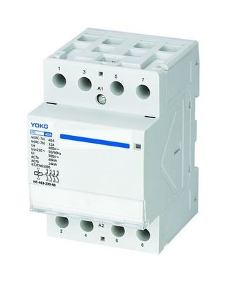 1NO+1NC Modular Cotactor Electrical Ac Household Contactor 2NO 40A Switch