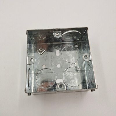 BS Standard Switch Socket Box IP65 Galvanized Steel 3X6 3X3