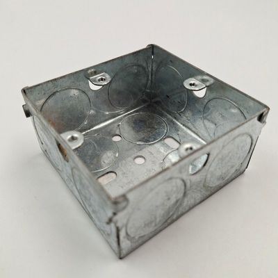 BS Standard Switch Socket Box IP65 Galvanized Steel 3X6 3X3