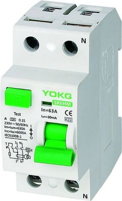 RCCB Electrical Leakage Circuit Breaker 16 Amp RCD 500v