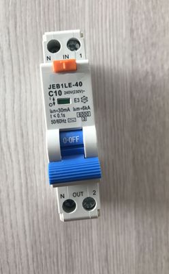 6 Ka RCBO Leakage Protector Residual Current Circuit Breaker 30Ma